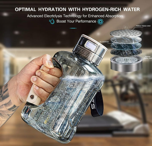 High-Concentration Hydrogen Water Bottle - Large Capacity