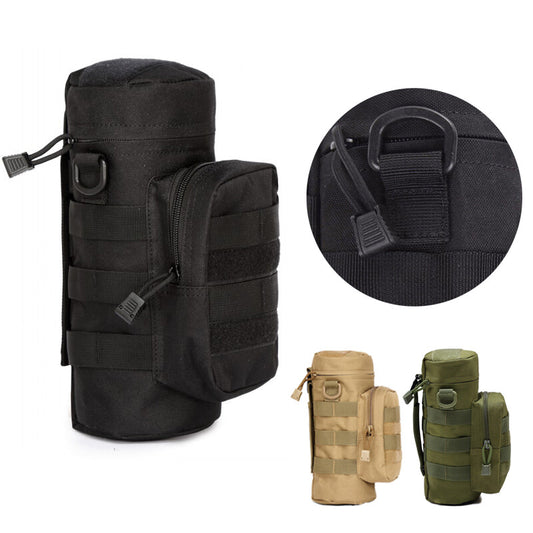 Tactical Water Bottle Bag - Large Capacity Cup Holder