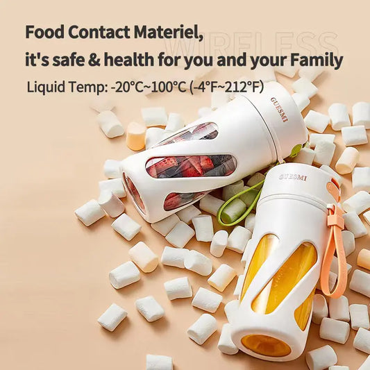 Multifunctional 10-Blade Portable Electric Juicer Cup