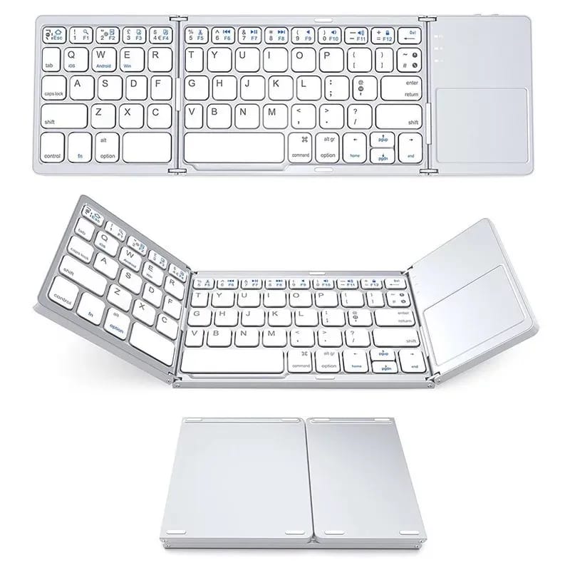 Folding Mini Wireless Bluetooth Keyboard