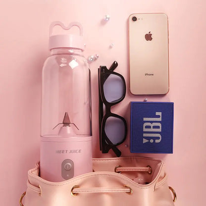 Portable Electric Mini Juice Maker with Charging Cup