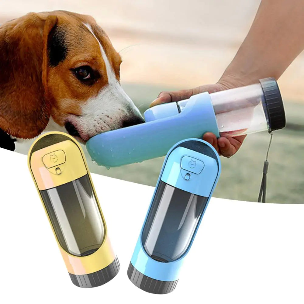 Portable Pet Water Bottle for Outdoor Use (Teddy)