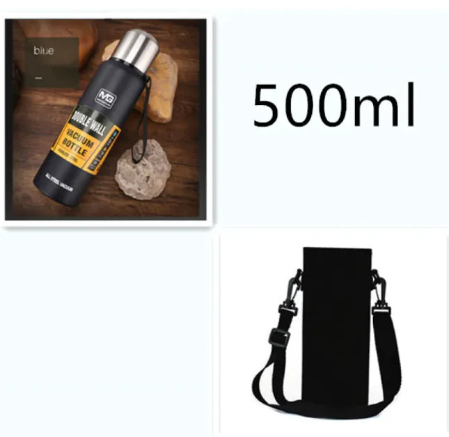 MG Stainless Steel Insulated Water Bottle with Portable Travel Lid