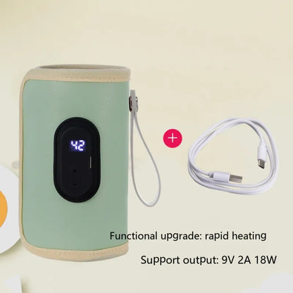 USB Intelligent Temperature Control Portable Milk Bottle Warmer