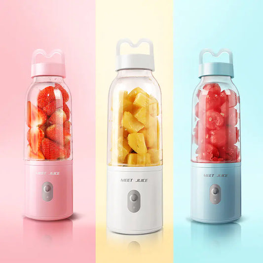 Portable Electric Mini Juice Maker with Charging Cup