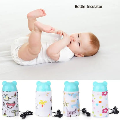 Portable USB Milk Warmer Bag for Baby Bottles