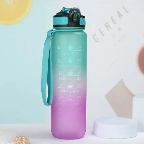 Gradient Large-Capacity Sports Water Bottle