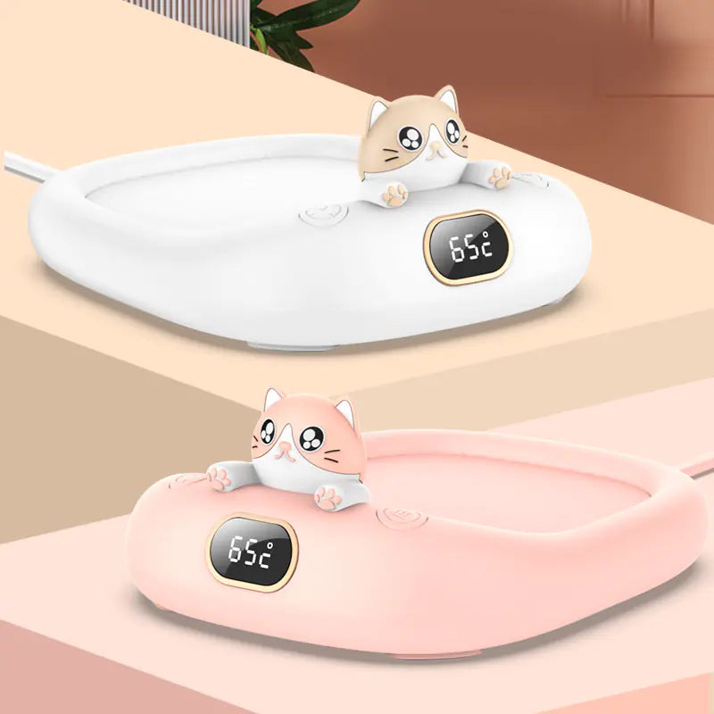 Smart Pet Heating Coaster with Adjustable Temperature