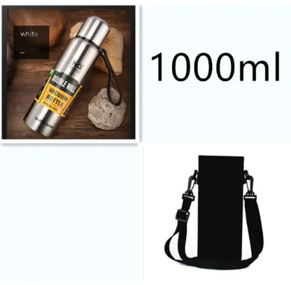 MG Stainless Steel Insulated Water Bottle with Portable Travel Lid