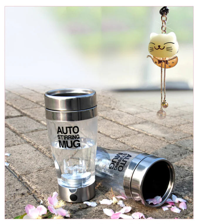 Customizable Automatic Stirring Cup for Coffee and Smoothies