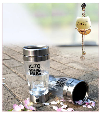 Customizable Automatic Stirring Cup for Coffee and Smoothies