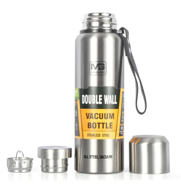 MG Stainless Steel Insulated Water Bottle with Portable Travel Lid