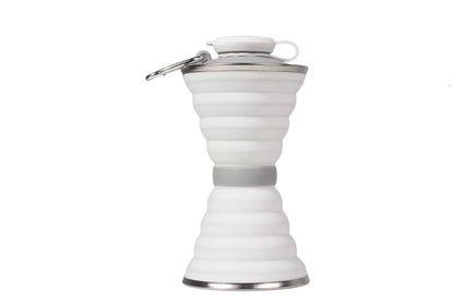 Silicone Folding Sports Bottle with Telescopic Design