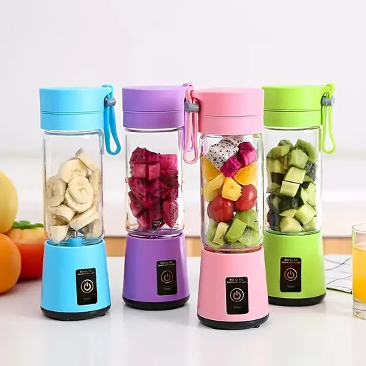 Portable Mini Blender with 6 Blades for Smoothies