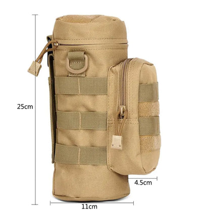 Tactical Water Bottle Bag - Large Capacity Cup Holder