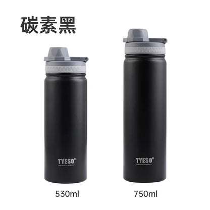 TYESO Classic Insulated Sports Bottle with Handle