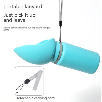 Portable Folding Pet Water Bottle – Leak-Proof Silicone Travel Dispenser for Dogs & Cats