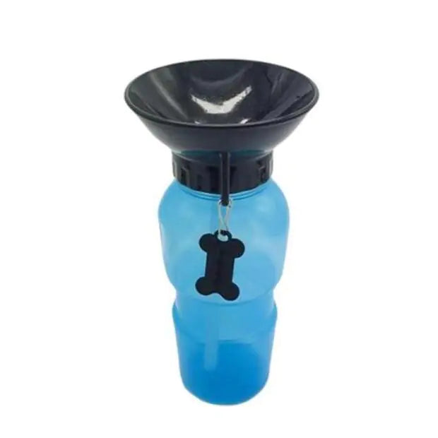 Portable Pet Water Bottle with Press Button Design