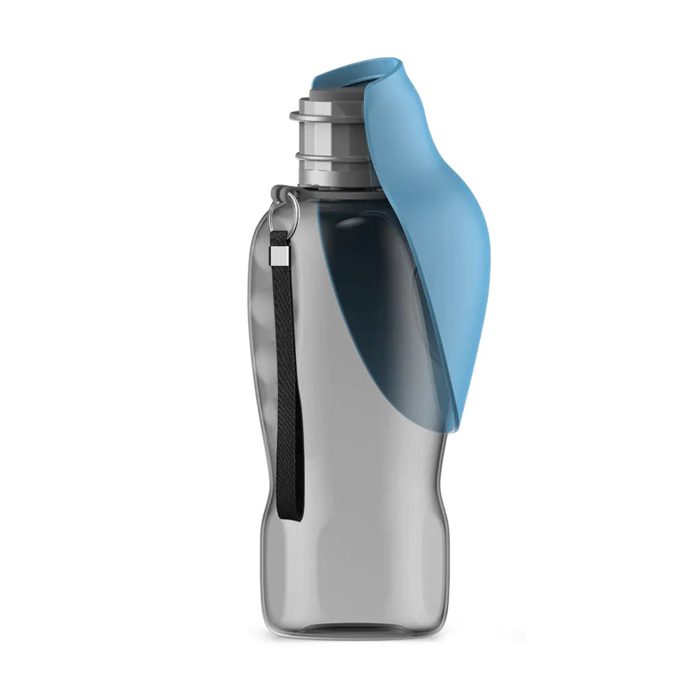 Portable Leaf-Shaped Dog Water Bottle for Outdoors