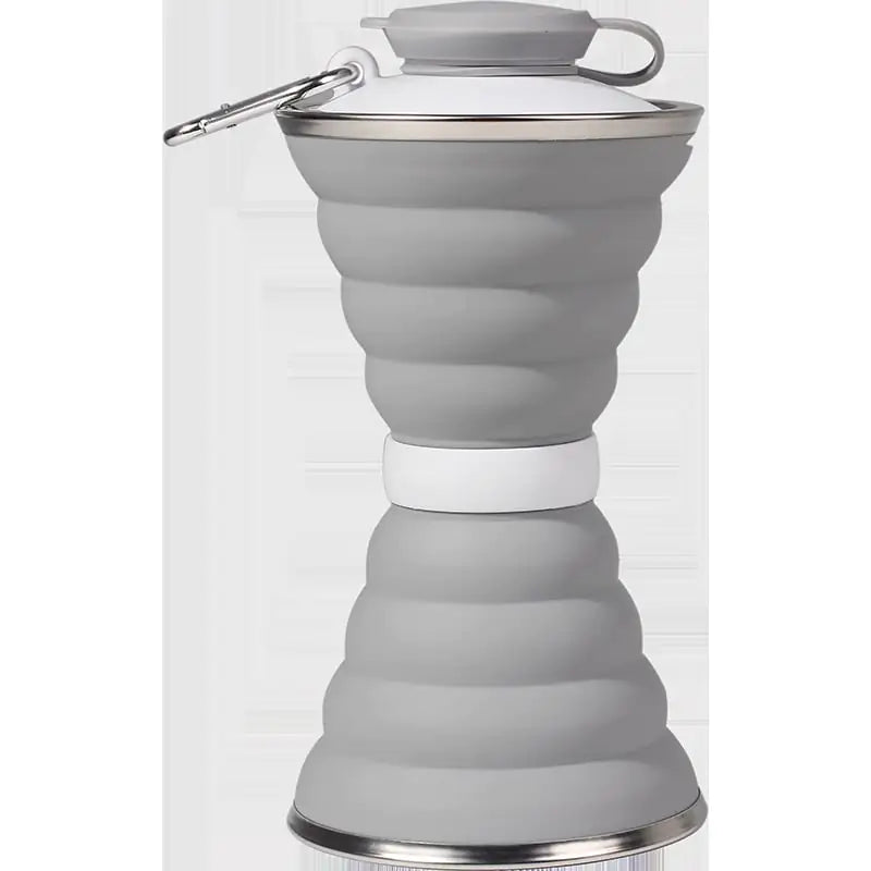 Silicone Folding Sports Bottle with Telescopic Design