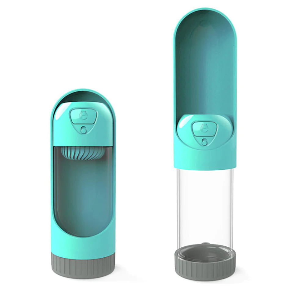 Portable Pet Water Bottle for Outdoor Use (Teddy)