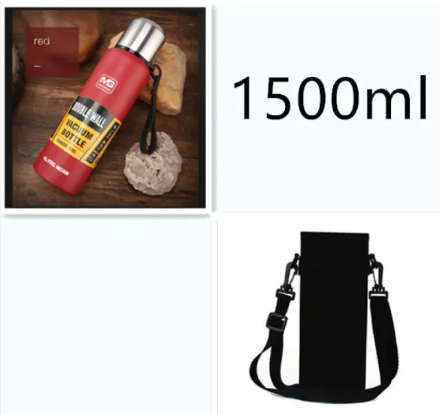 MG Stainless Steel Insulated Water Bottle with Portable Travel Lid