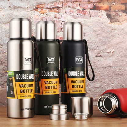 MG Stainless Steel Insulated Water Bottle with Portable Travel Lid
