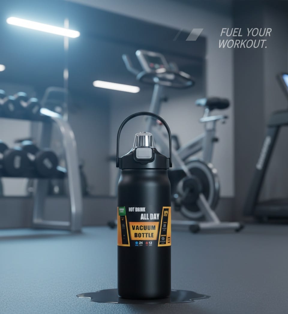 Stainless Steel Insulated Straw Bottle