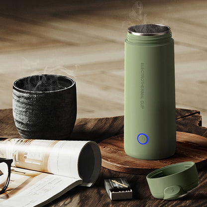 Portable Electric Heating Water Cup with Insulation