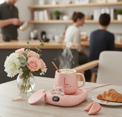 Smart Pet Heating Coaster with Adjustable Temperature