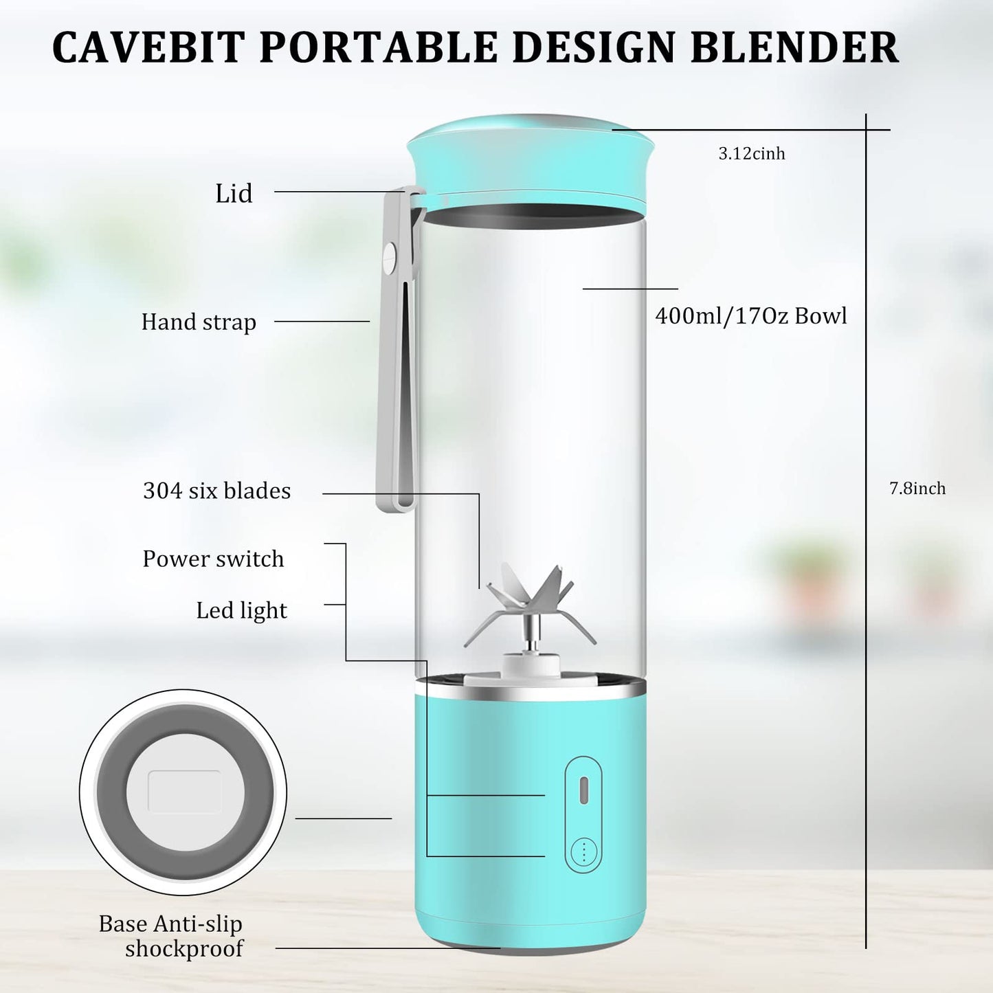 Electric Juicer Cup - Multi-Function Juice Blender