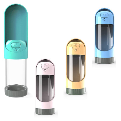 Portable Pet Water Bottle for Outdoor Use (Teddy)