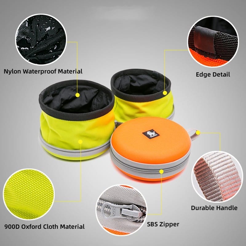 Portable Pet Water Bottle and Bowl for Outdoor Use