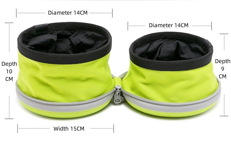 Portable Pet Water Bottle and Bowl for Outdoor Use