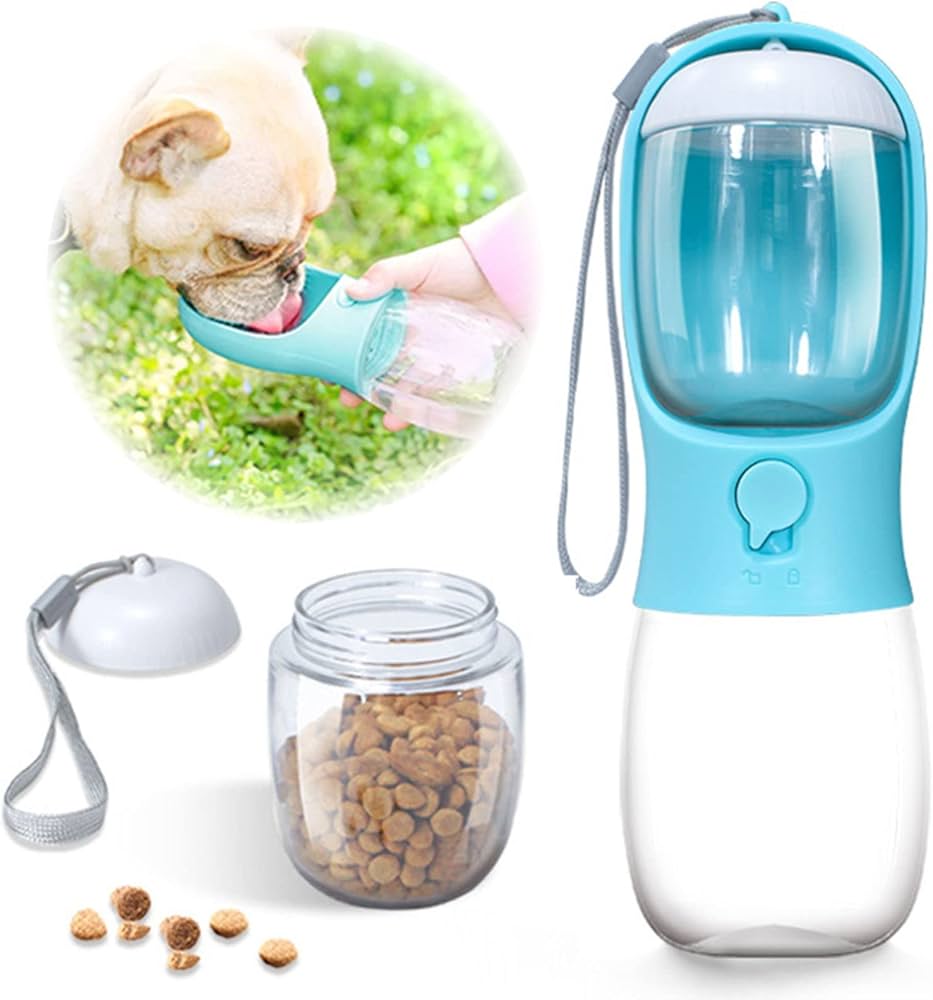 Outdoor Portable Pet Water Bottle, Dual-Use Travel Cup for Cats and Dogs