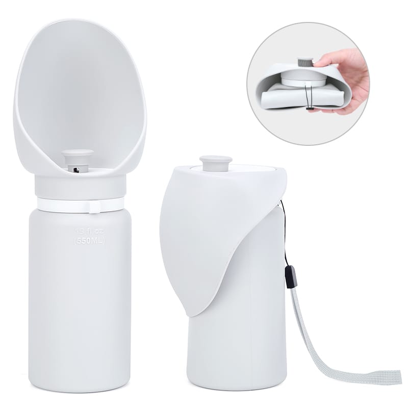Portable Folding Pet Water Bottle – Leak-Proof Silicone Travel Dispenser for Dogs & Cats