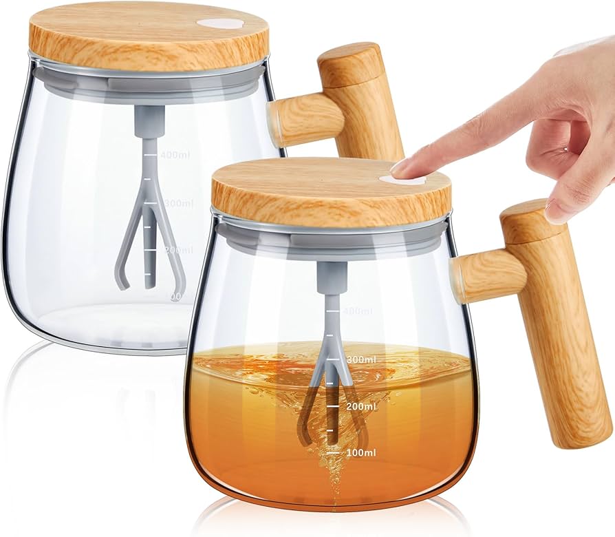 Self-Stirring Electric Coffee Mug