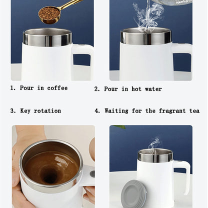 Self-Stirring Magnetic Mug - Rechargeable