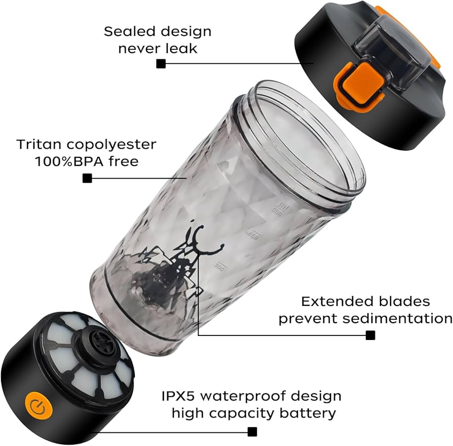 Automatic Electric Protein Shaker Bottle