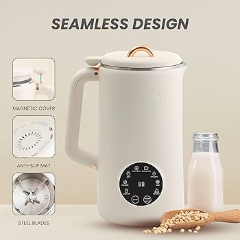 Smart Soy Milk Maker for 1-4 People, Multi-Function Blender