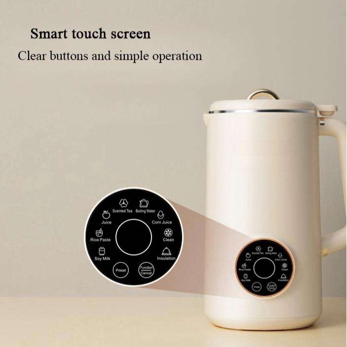 Smart Soy Milk Maker for 1-4 People, Multi-Function Blender