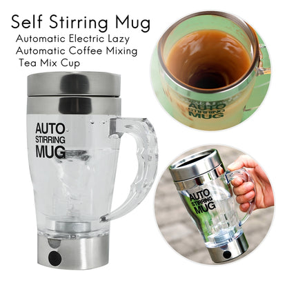Customizable Automatic Stirring Cup for Coffee and Smoothies