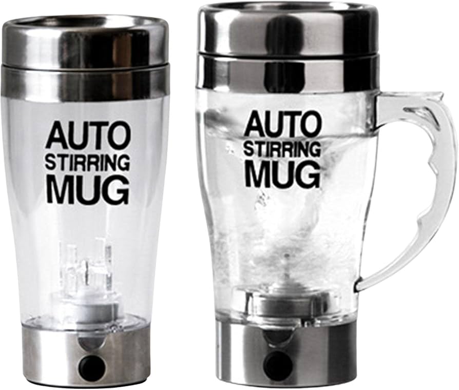 Customizable Automatic Stirring Cup for Coffee and Smoothies