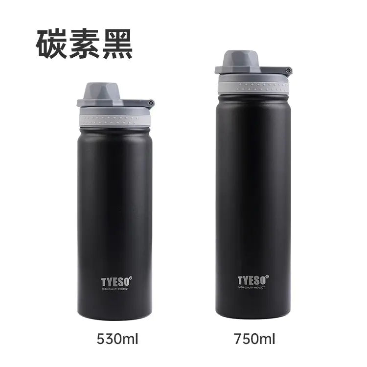 TYESO Classic Insulated Sports Bottle with Handle