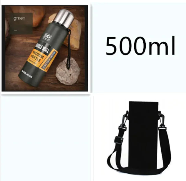 MG Stainless Steel Insulated Water Bottle with Portable Travel Lid
