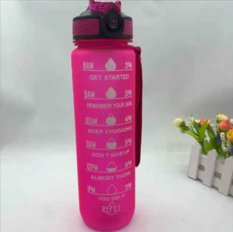 Gradient Large-Capacity Sports Water Bottle