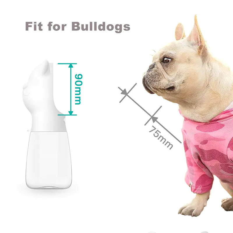 Portable Water Bottle for Dogs - Bulldog Water Cup