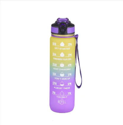 Gradient Large-Capacity Sports Water Bottle