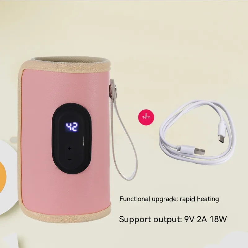 USB Intelligent Temperature Control Portable Milk Bottle Warmer