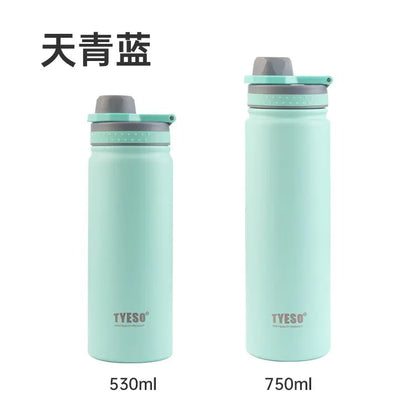 TYESO Classic Insulated Sports Bottle with Handle
